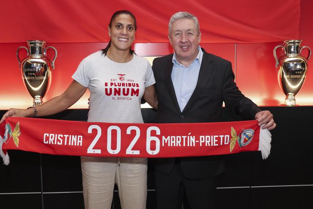 Cristina Martín-Prieto reforça ataque do Benfica