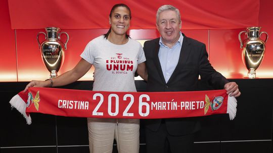 Cristina Martín-Prieto reforça ataque do Benfica