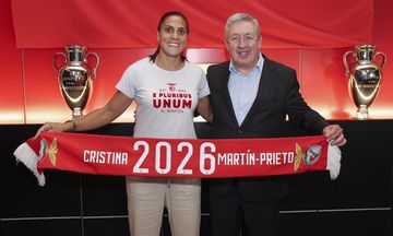 Cristina Martín-Prieto reforça ataque do Benfica