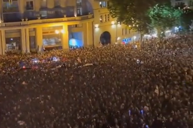 Vídeo: a impressionante festa dos adeptos da Geórgia após Euro histórico