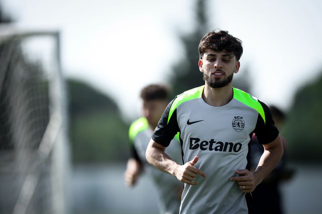 Biel fez a pré-época integrado na equipa A dos leões (SPORTING CP)