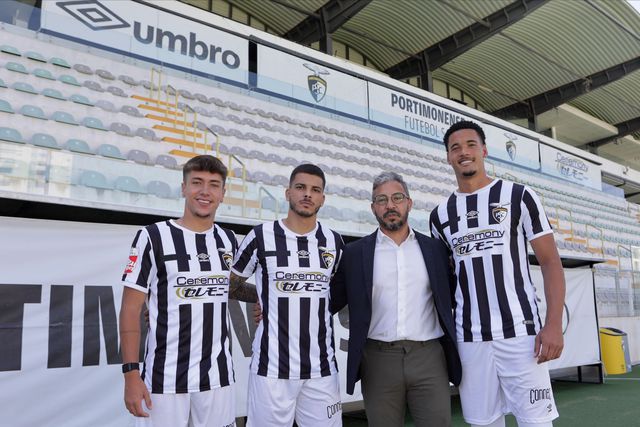 Mais três reforços apresentados pelo Portimonense