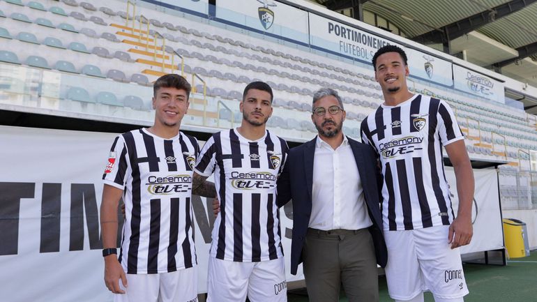 Mais três reforços apresentados pelo Portimonense