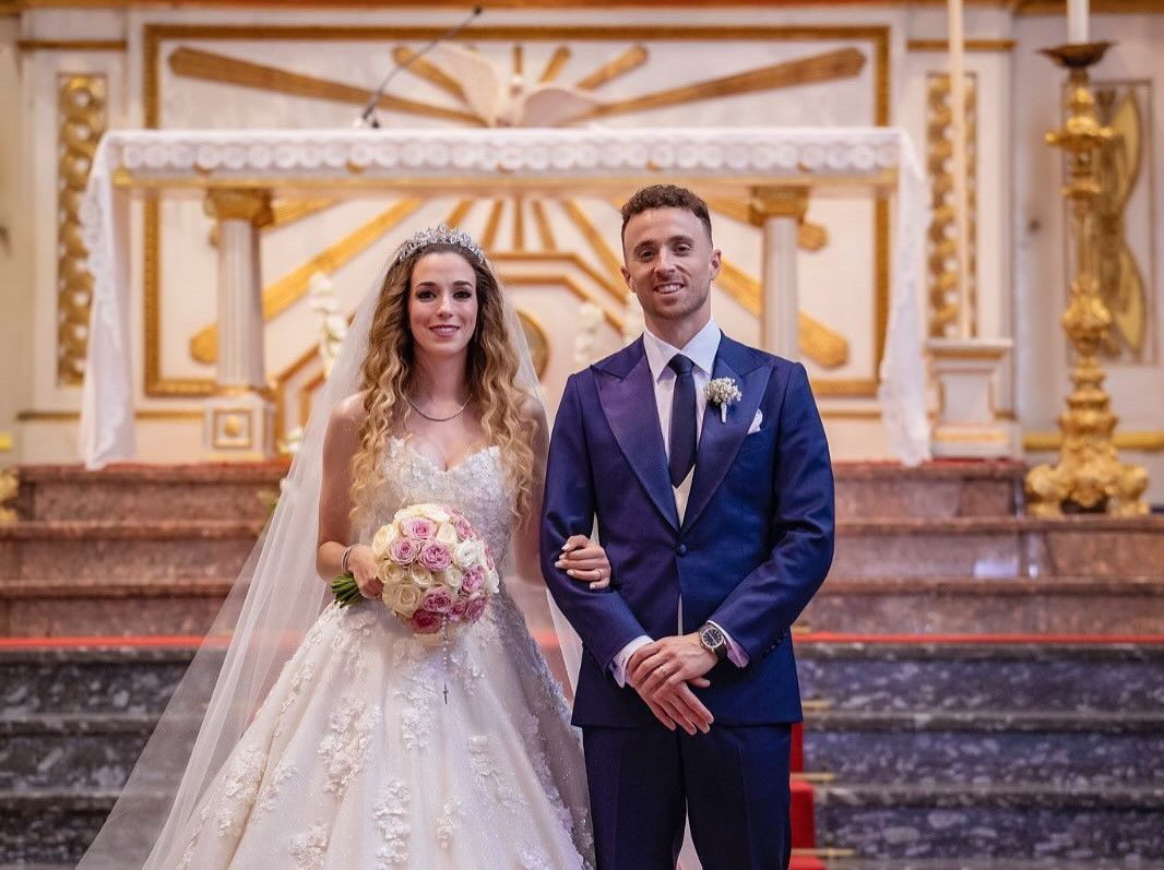 Diogo Jota morreu 11 dias depois do casamento com a namorada de sempre
