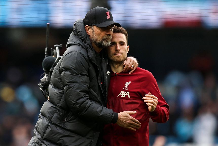 Jurgen Klopp e Diogo Jota - Foto: IMAGO