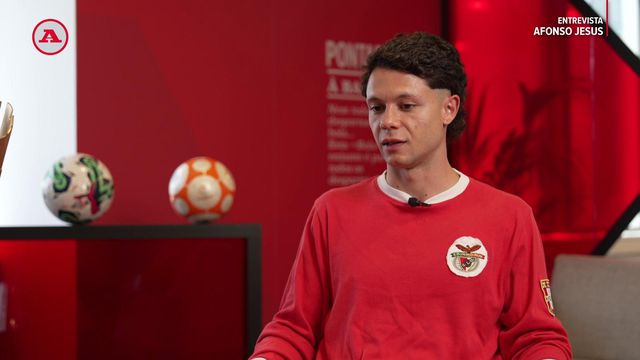 Afonso Jesus e a braçadeira: «Deve-se à postura e ao facto de ser benfiquista»