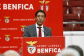 Rui Costa discursa depois de ter vencido as eleições de outubro de 2021