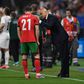 Roberto Martínez com Diogo Jota na Seleção (foto: Miguel Nunes)