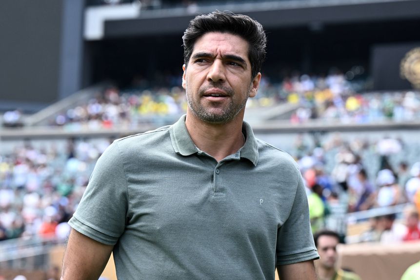 Abel Ferreira no Mundial de Clubes ao serviço do Palmeiras, nos EUA