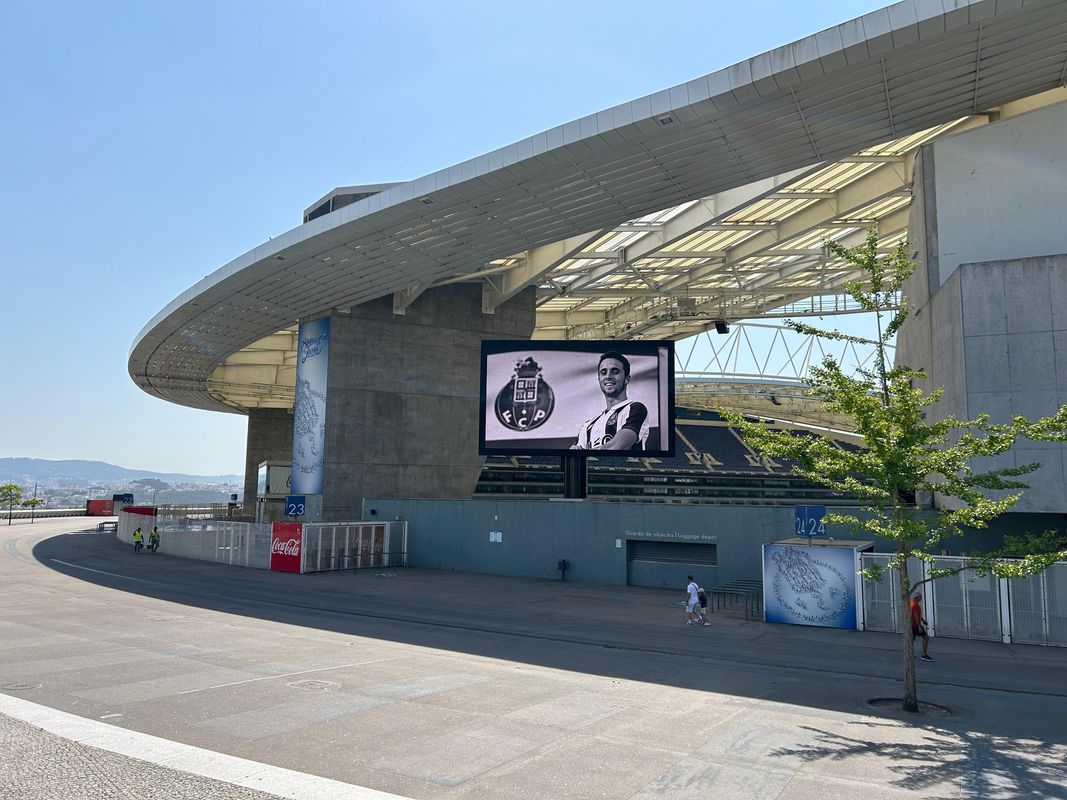 A homenagem a Diogo Jota no Estádio do Dragão (fotos)
