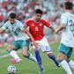 Darío Osorio defrontou Portugal pelo Chile no Jamor como titular