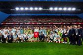 Fotografia partilhada por Cristiano Ronaldo no final da partida
