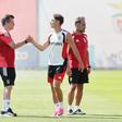 Marco Silva e Sudakov - Foto: SL Benfica