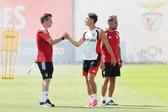 Marco Silva e Sudakov - Foto: SL Benfica