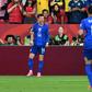 Perisic a festejar golo da Croácia - Foto: Eduardo Lima/EPA