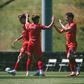 SC Braga festejou no primeiro jogo da pré-temporada - SC Braga