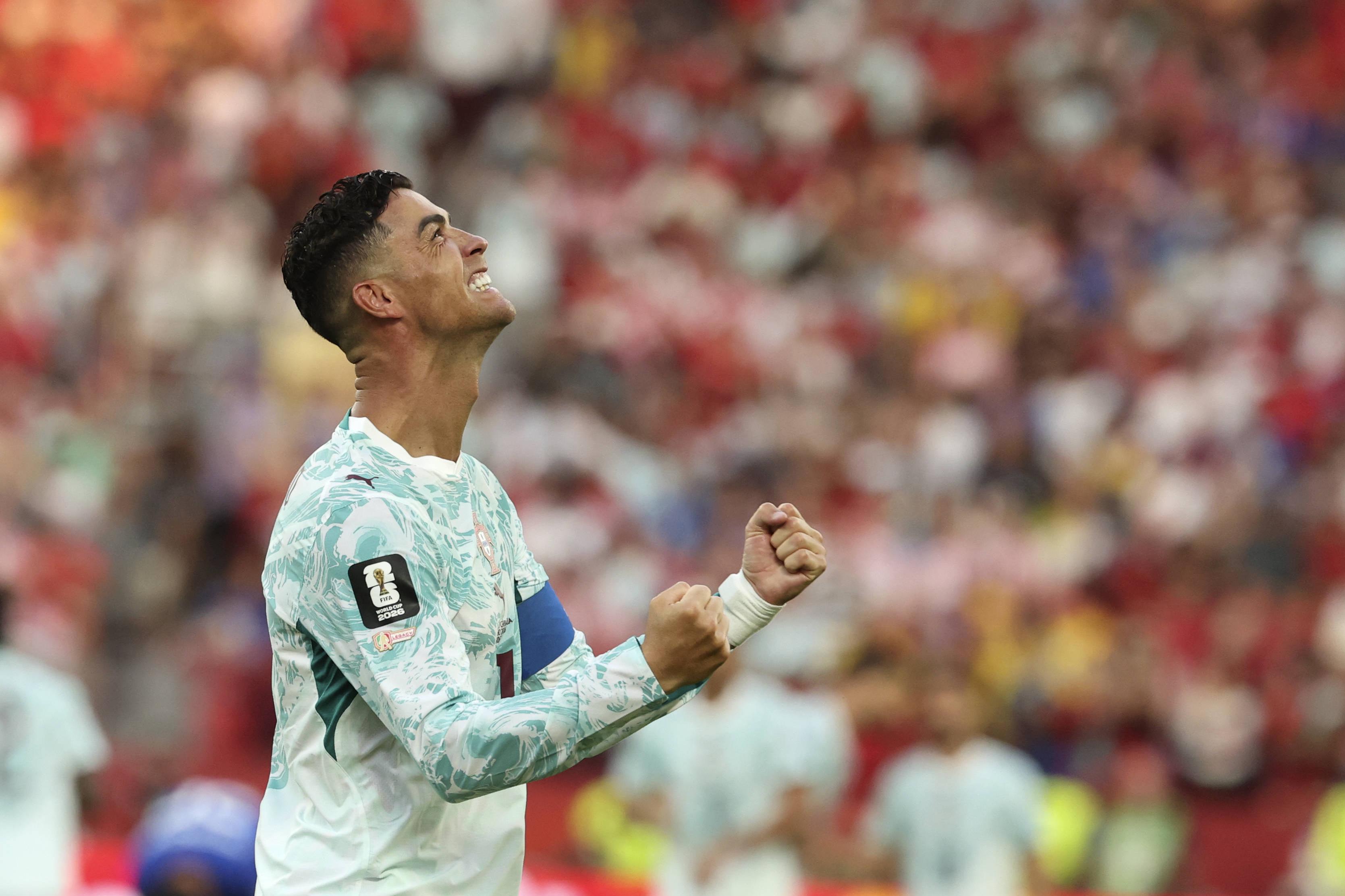 Cristiano Ronaldo marcou pela primeira vez em fases finais de Mundiais