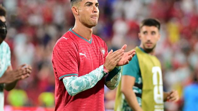 Cristiano Ronaldo vestiu a camisola 21 de Diogo Jota - Foto: Lusa