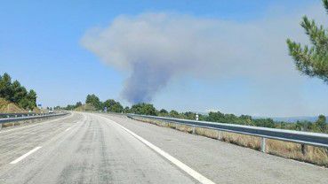 Incêndio deflagra nas proximidades do estádio do Chaves