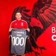 Anatolyi Trubin festeja os 100 jogos pelo Benfica