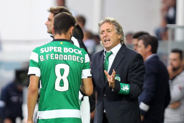 Ingleses avançam: Jorge Jesus falha contratação de Bruno Fernandes