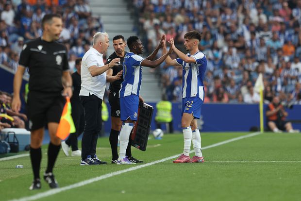 Zaidu entrou para o lugar do queixoso Martim Fernandes (Catarina Morais)