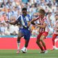 Samu em ação frente ao Atlético Madrid (Catarina Morais/Kapta+)