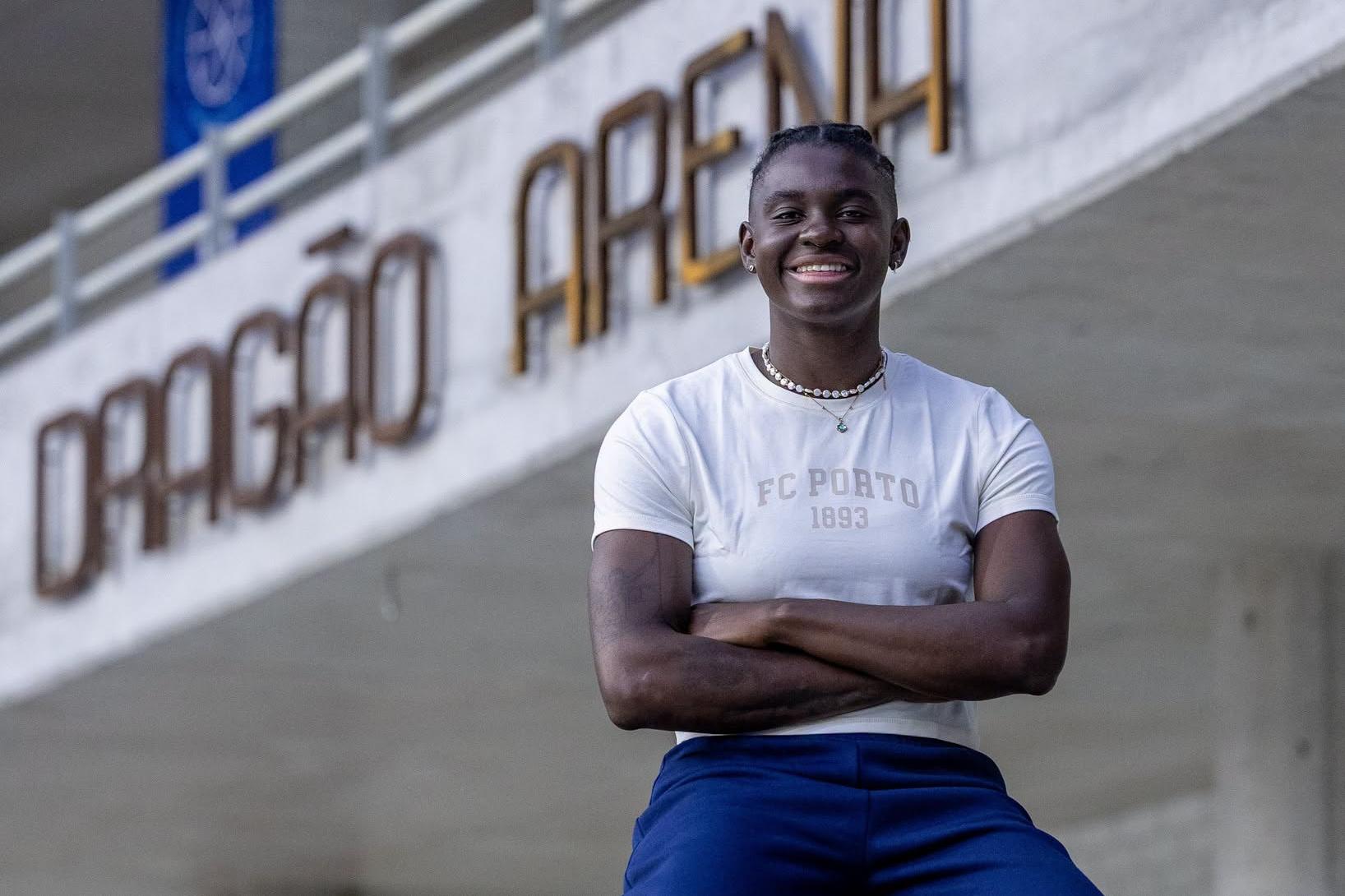 Shainah Joseph vai jogar pela terceira época de azul e branco    Fotografia FC Porto