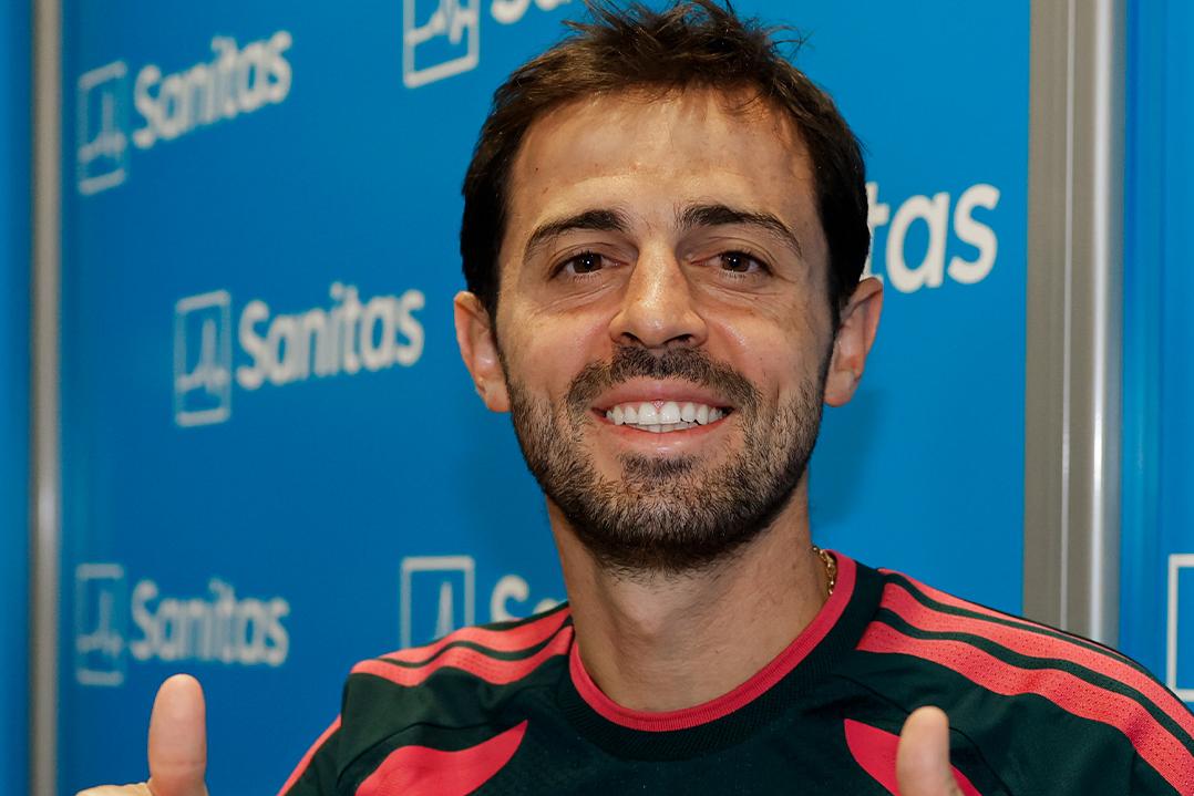 Bernardo Silva nos exames médicos - Foto: REAL MADRID