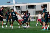 Bernardo Silva na sessão de trabalhos do Real Madrid - Foto: Real Madrid CF
