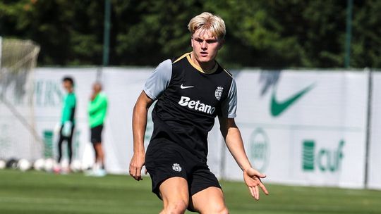 Sporting: o primeiro treino de Conrad Harder às ordens de Amorim (fotos)