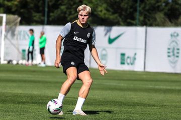 Sporting: o primeiro treino de Conrad Harder às ordens de Amorim (fotos)