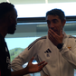 Bruno Lage ensina português a Lukebakio e 'avalia' cortes de cabelo