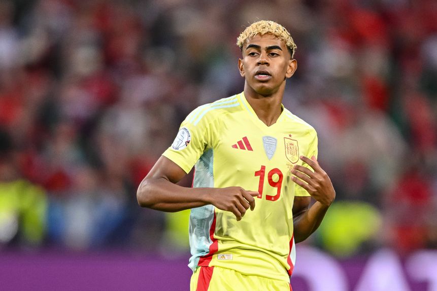 Lamine Yamal, avançado da seleção espanhola.