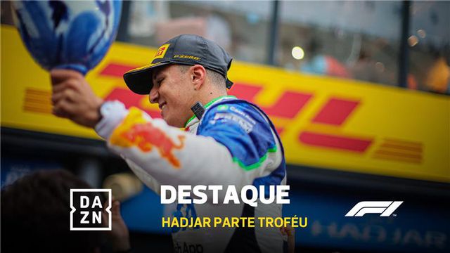 Hadjar partiu troféu do GP dos Países Baixos e equipa foi à loucura