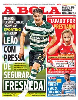 4 de setembro de 2026
