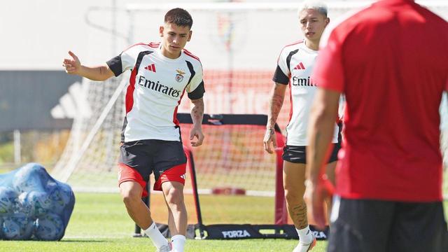 Echeverri, médio ofensivo do Benfica (foto: SL Benfica)