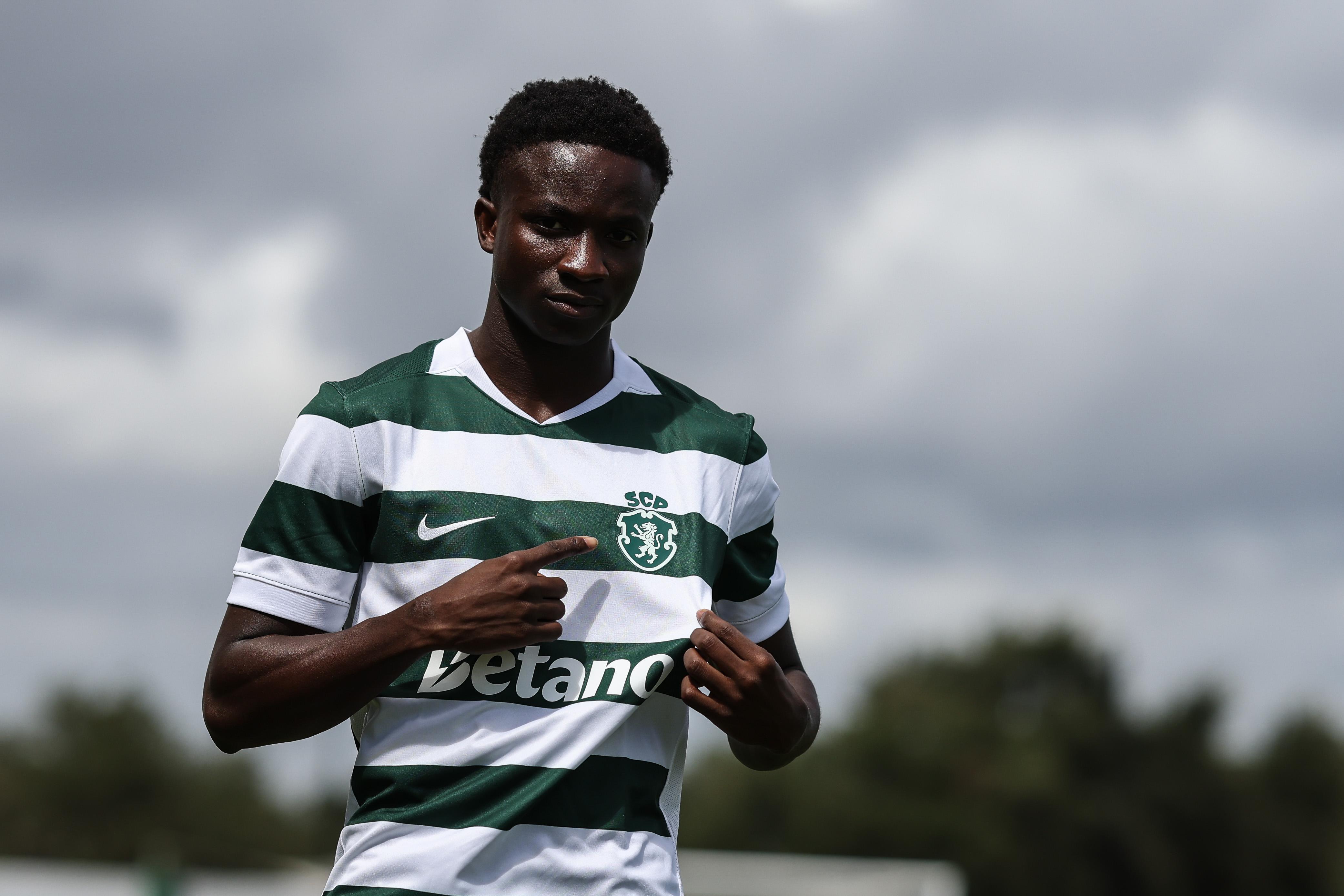 Micael Sanhá, extremo de 20 anos da Guiné Bissau - Foto: Sporting CP