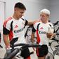 Com o amigo Prestianni  - Foto: SL Benfica