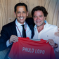 Paulo Lopo, antigo presidente da SAD do Estrela da Amadora, foi recebido na sede da FPF — Foto: Pedro Proença/Instagram