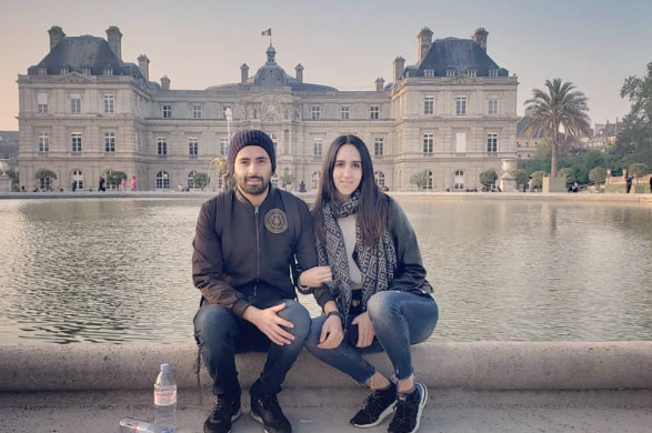 Jonathan Meléndez e a mulher /Instagram