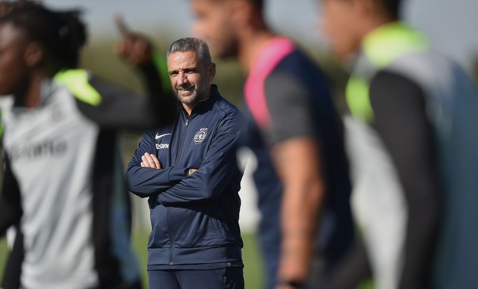 Rui Borges prepara a deslocação a Tondela (Foto Sporting CP)