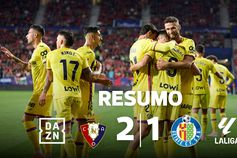 Getafe de Domingos Duarte perde aos 90' em Pamplona (resumo)