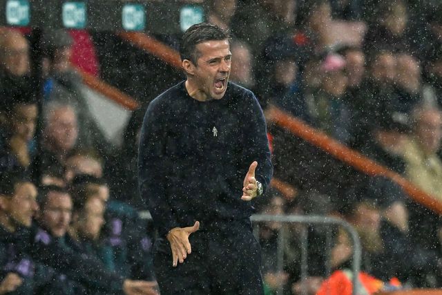Marco Silva, treinador do Fulham, frustrado com o jogo em Bournemouth