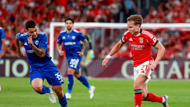 Schjelderup ainda não pôs todo o seu talento em campo