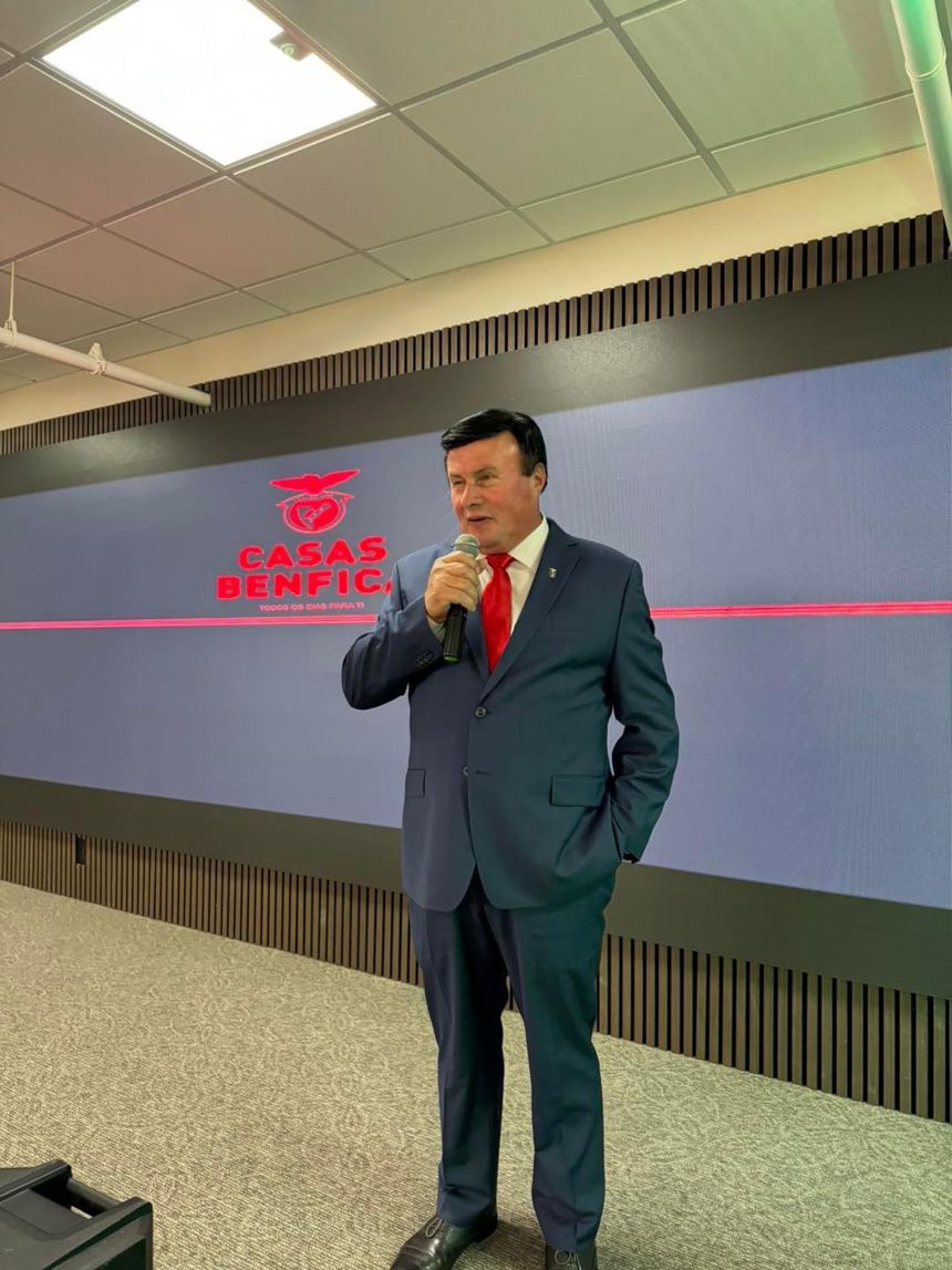 Manuel Constantino, 62 anos, delegado das Casas do Benfica nos EUA e Canadá