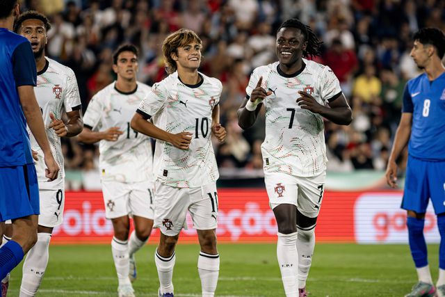 Rodrigo Mora e Geovany Quenda brilharam pelos sub-21 de Portugal este ano