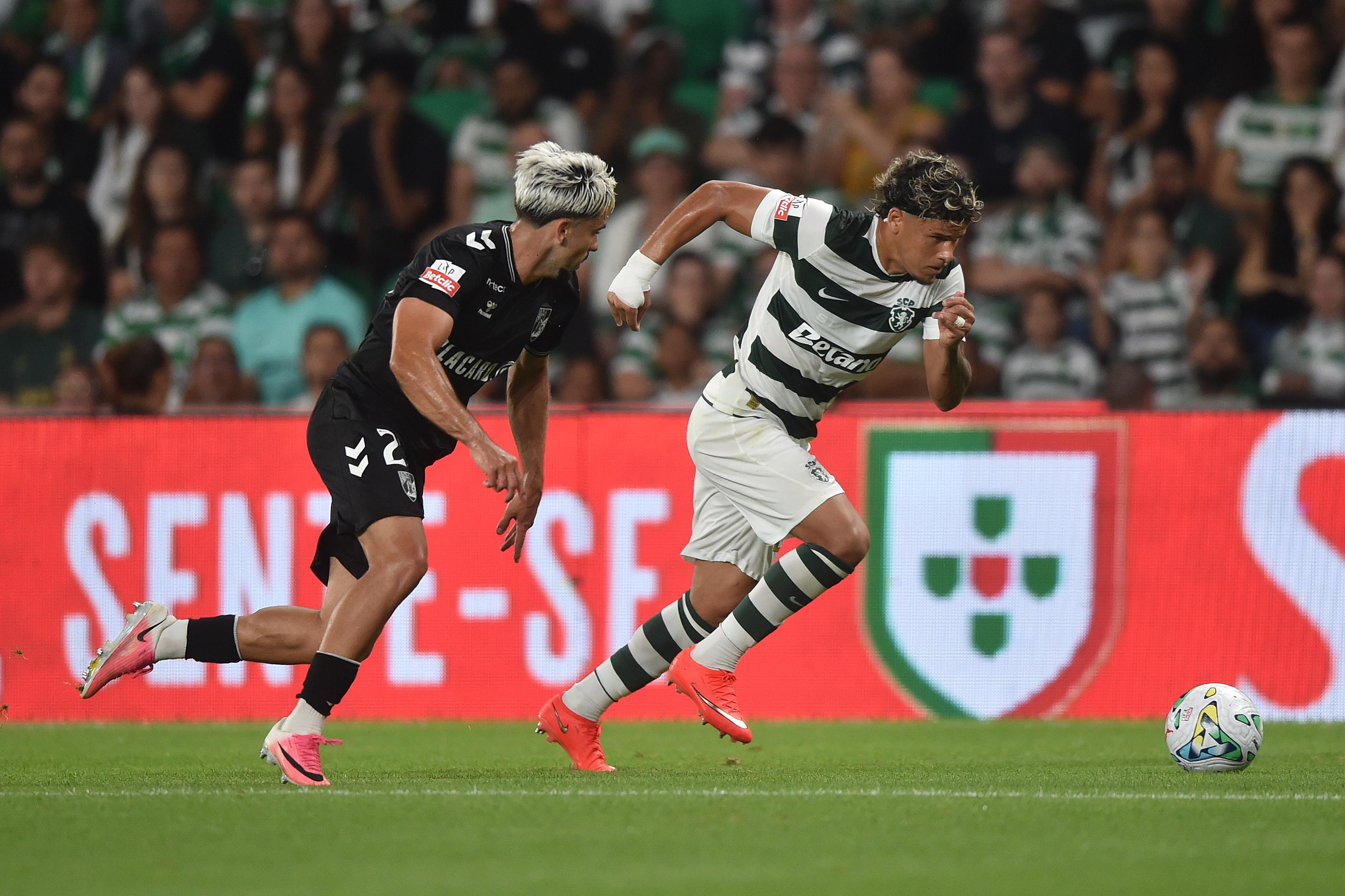 Maxi Araújo é um dos jogadores mais influentes do Sporting (Foto Miguel Nunes)