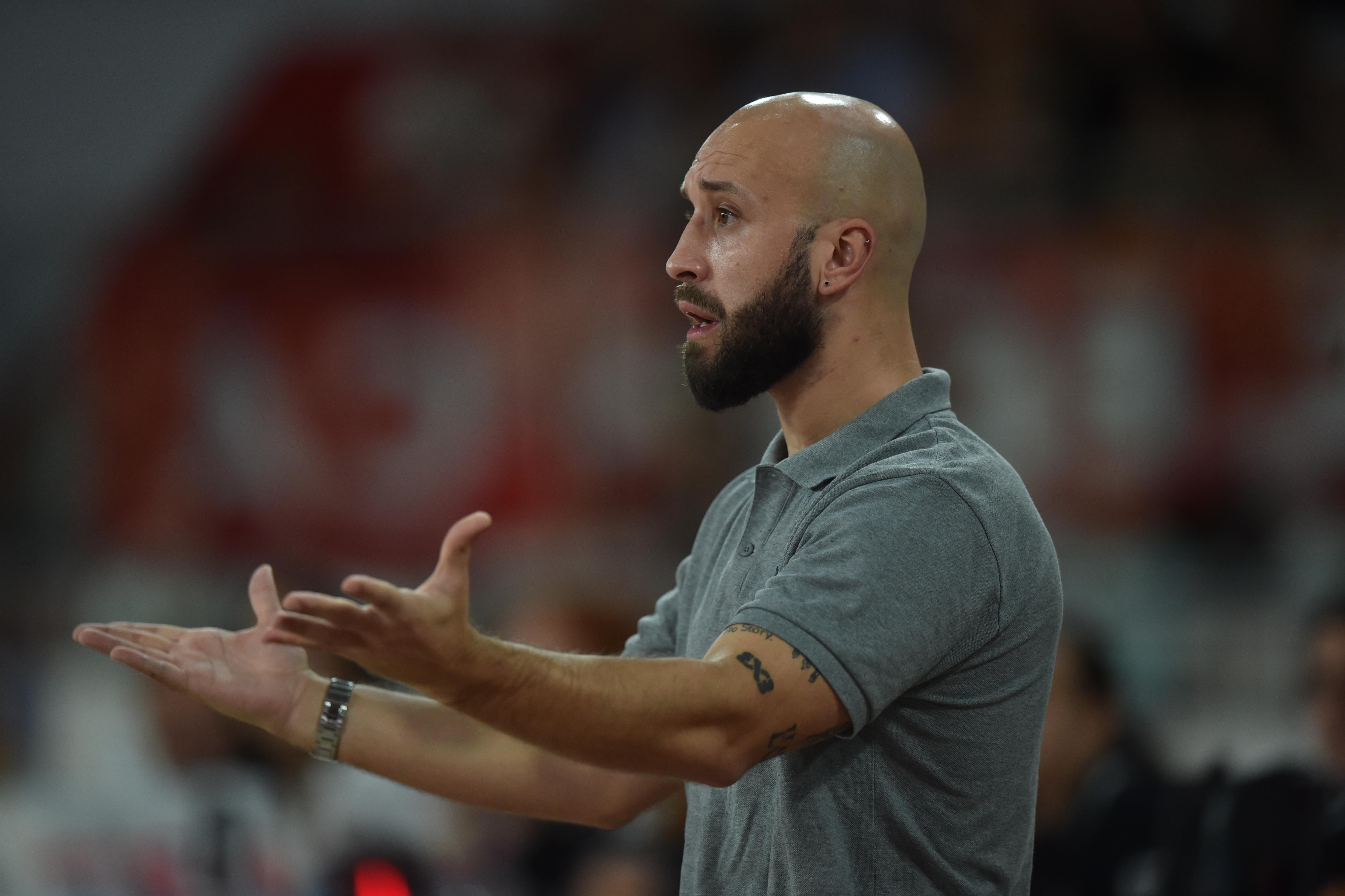 Bernardo Pires, treinador de basquetebol do Sporting (foto Miguel Nunes)