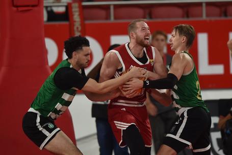 O Sporting recebe amanhã o Rilski Sportist, às 19h30, no Pavilhão João Rocha, em Lisboa 
(foto Miguel Nunes)